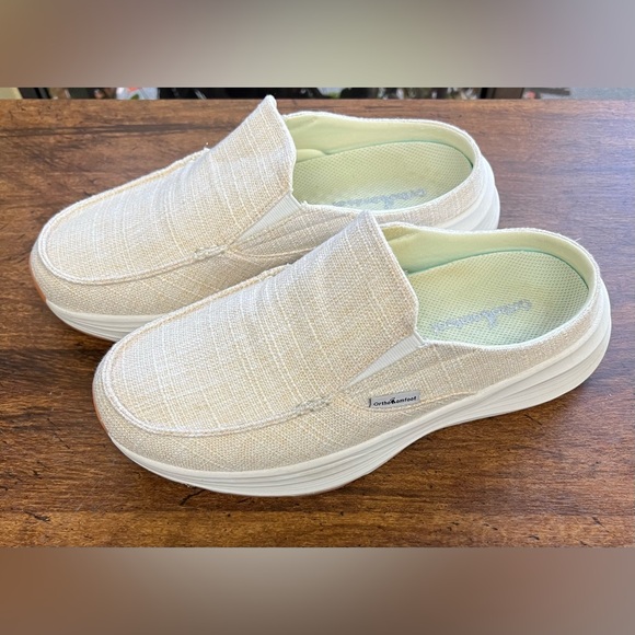 OrthoComfoot Women's 10 Orthopedic Slip On Shoes Arch Support Plantar Fasciitis - Picture 3 of 9